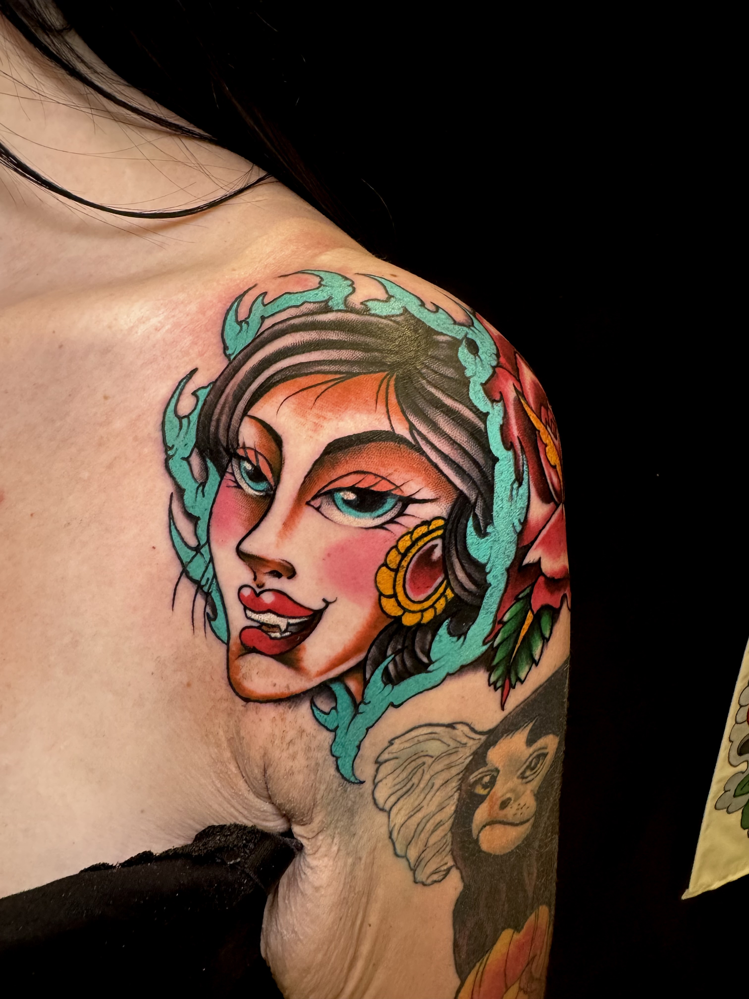 Woman face