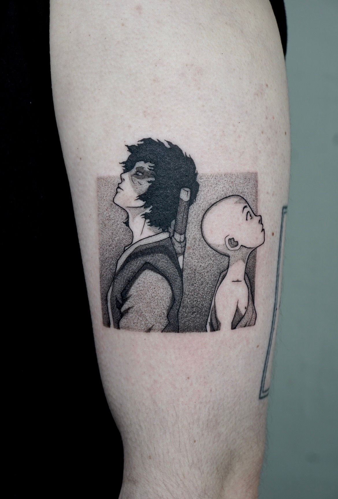 Zuko & Aang im Anime Style auf Oberarm von ink.ria in Leipzig