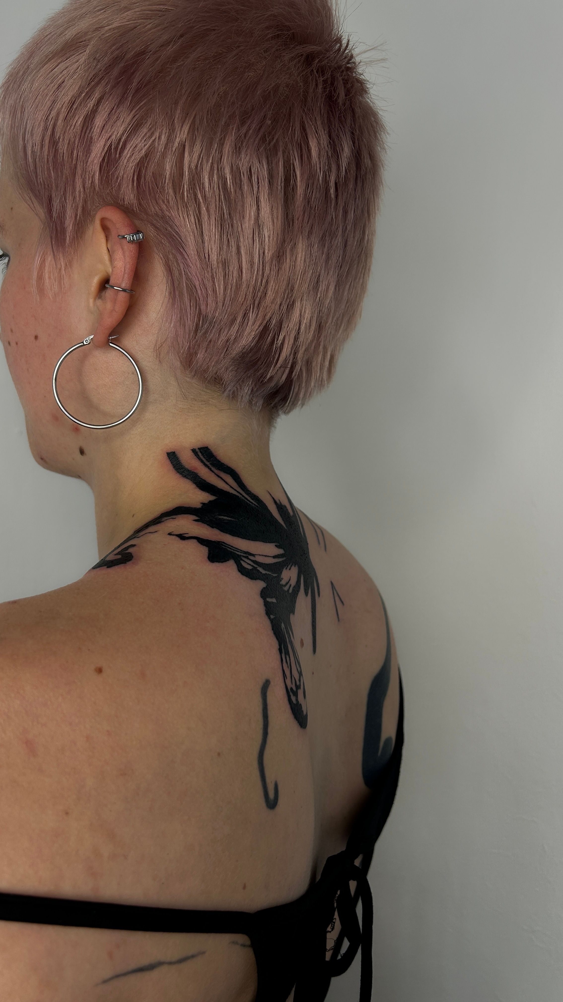 Abstract Blackwork im Style von misstrashflash in Halle