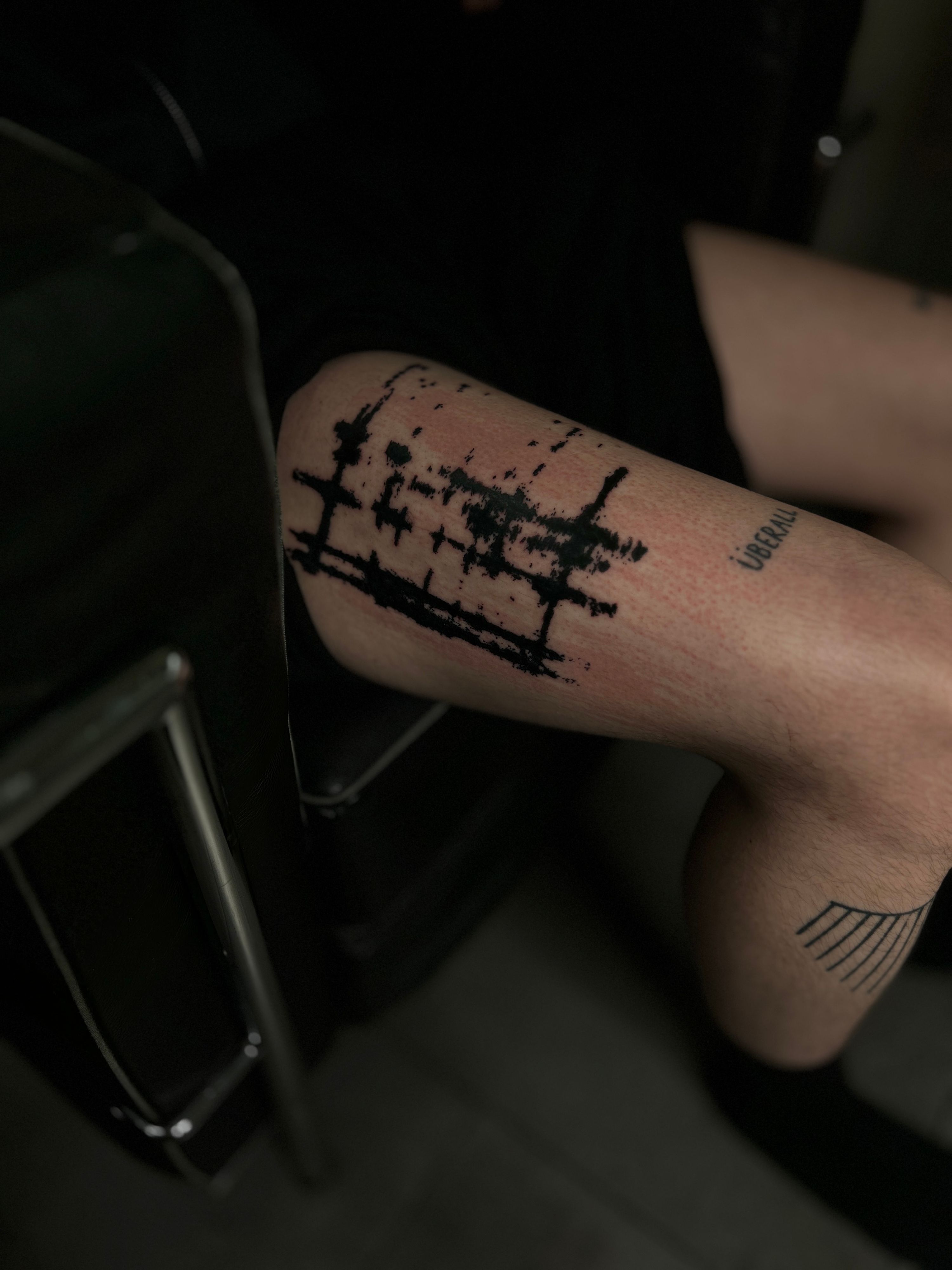 o.T im Blackwork Style von misstrashflash in Halle