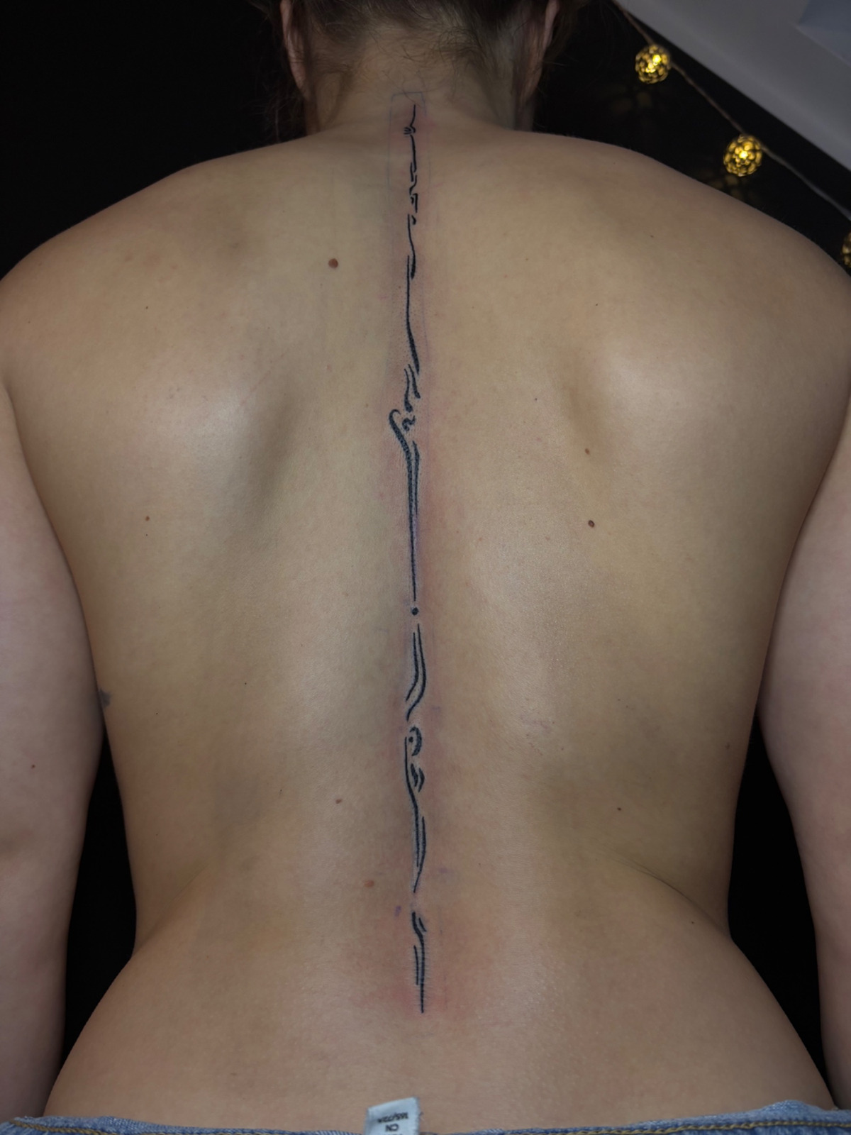 Backpiece im Abstract Style auf Rücken von Nalu.ttt in Leipzig
