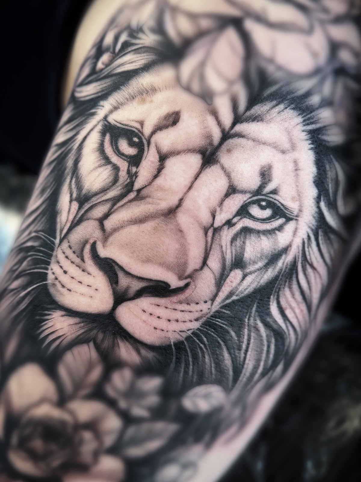 Löwe in Black & Gray style by Jk_tattooandart 92637
