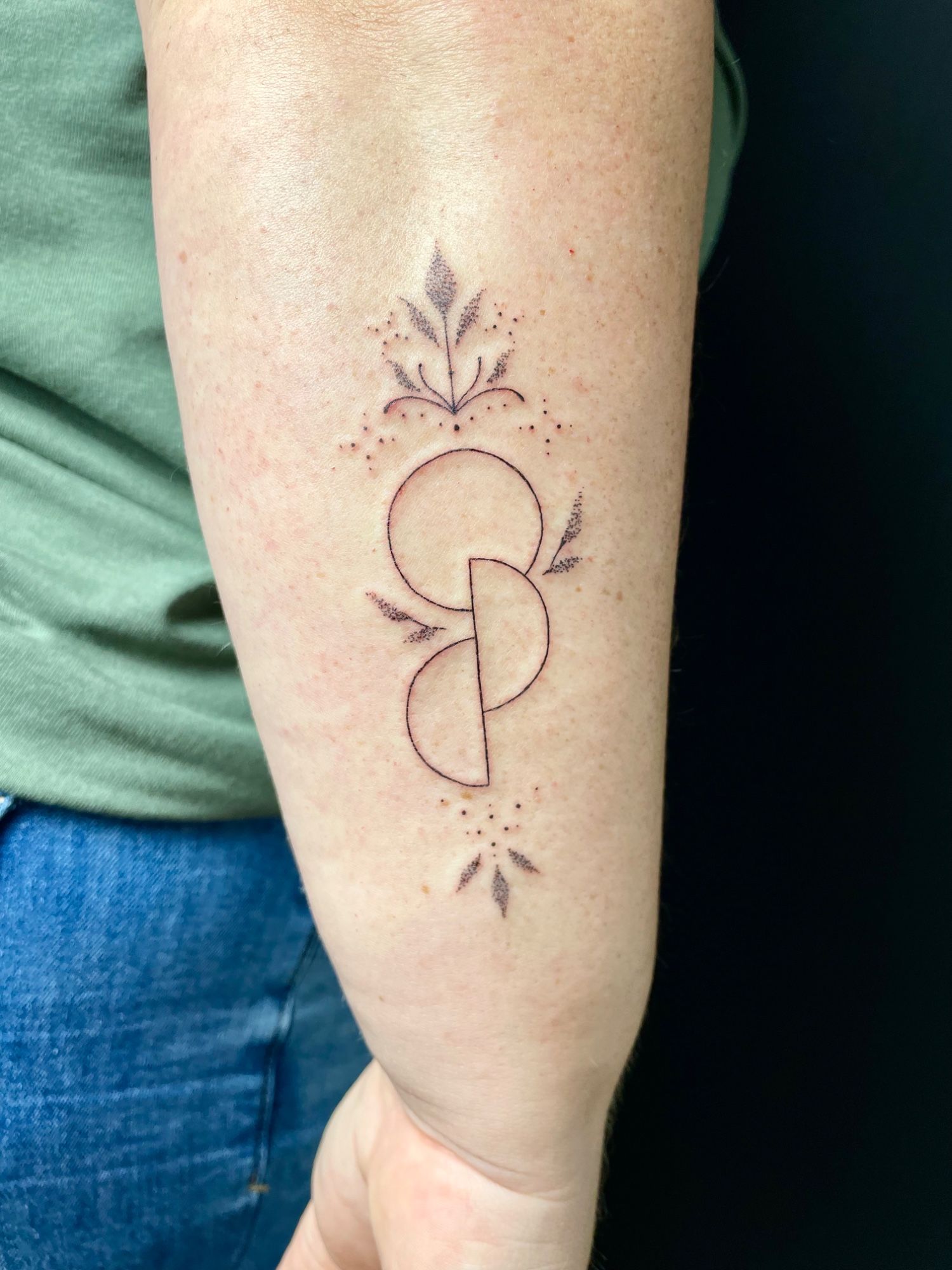 Optink Organspendetattoo im Fineline Style auf Unterarm von Lily Infinity.Ink in Norderstedt