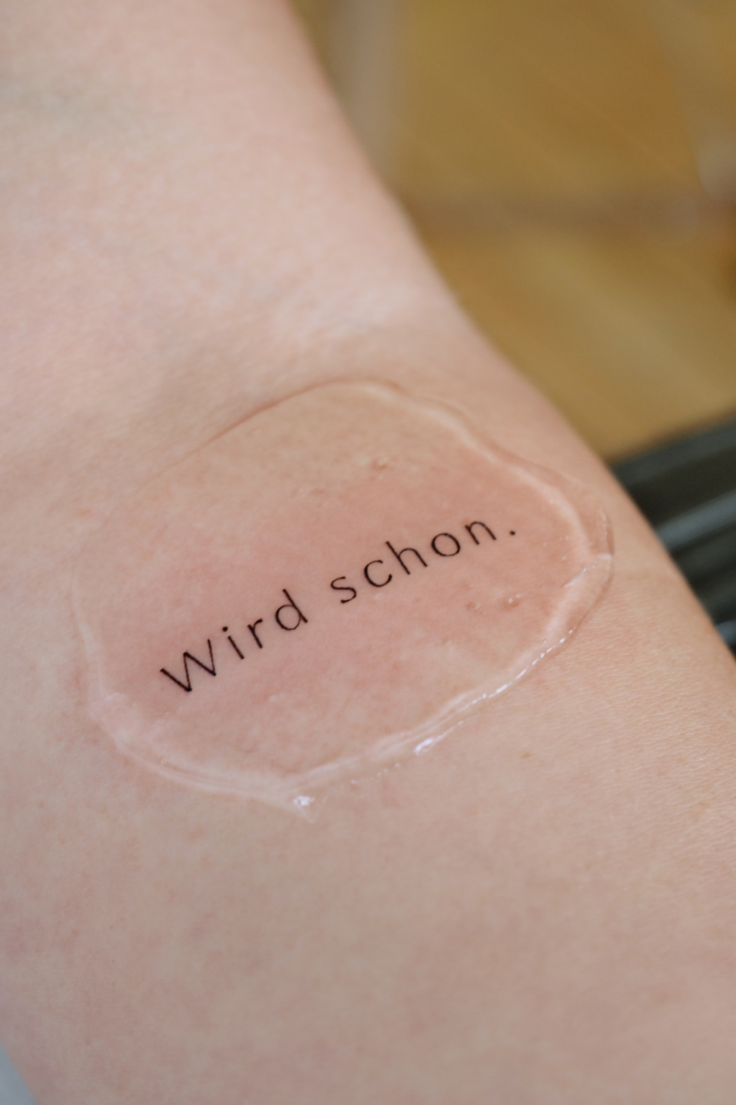 Lettering, Schrift, Clean in Fineline style on Forearm by @alinaatattoo 20457