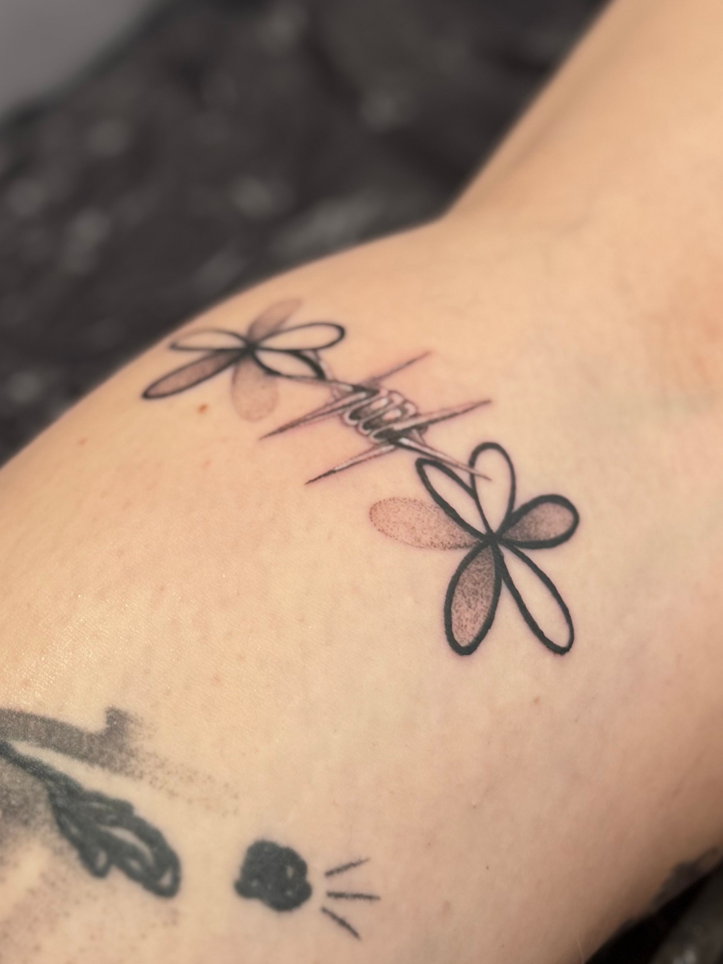 Stacheldrahtblume (Wade) in Microrealistic style on Calf by JANINK 79098