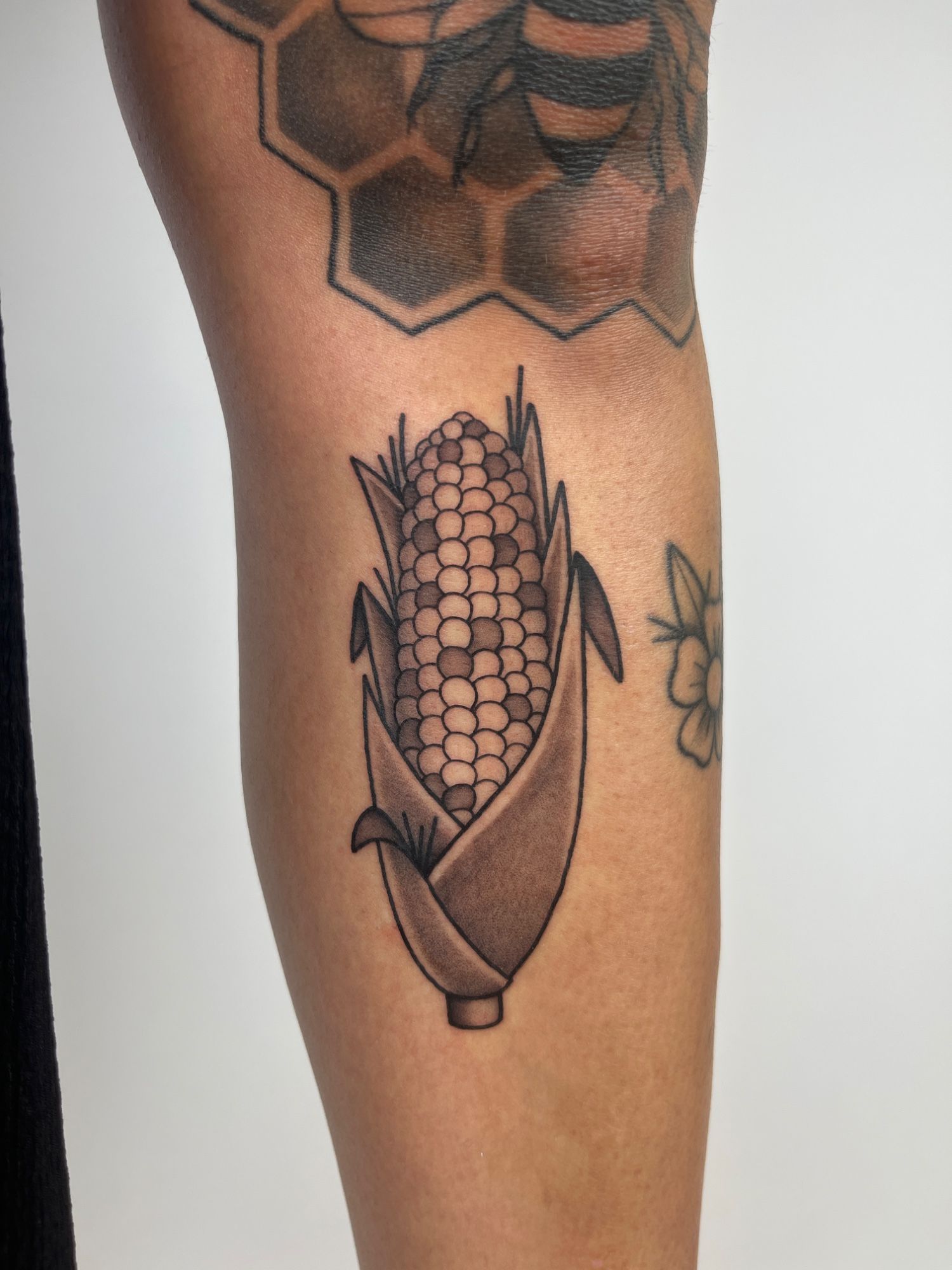 Mais Gemüse im Illustrative Style auf Bein von susigrck in Leipzig