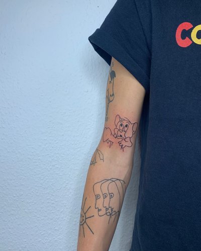 Jerry in Ignorant style on Upper Arm by Guccischnalle Leipzig