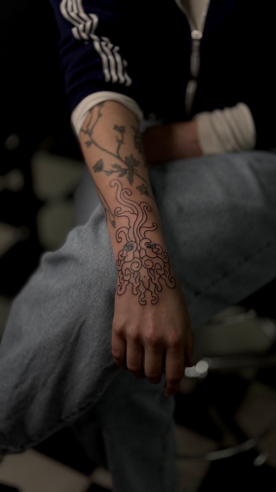 flower in Ornamental style on Hand by debo.studio Freiburg im Breisgau