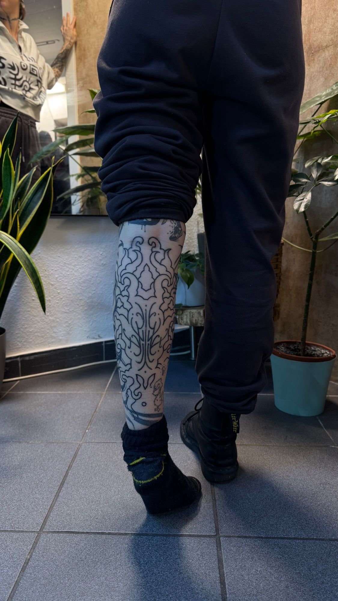 ornamental im Style auf Wade von debo.studio in Freiburg Breisgau