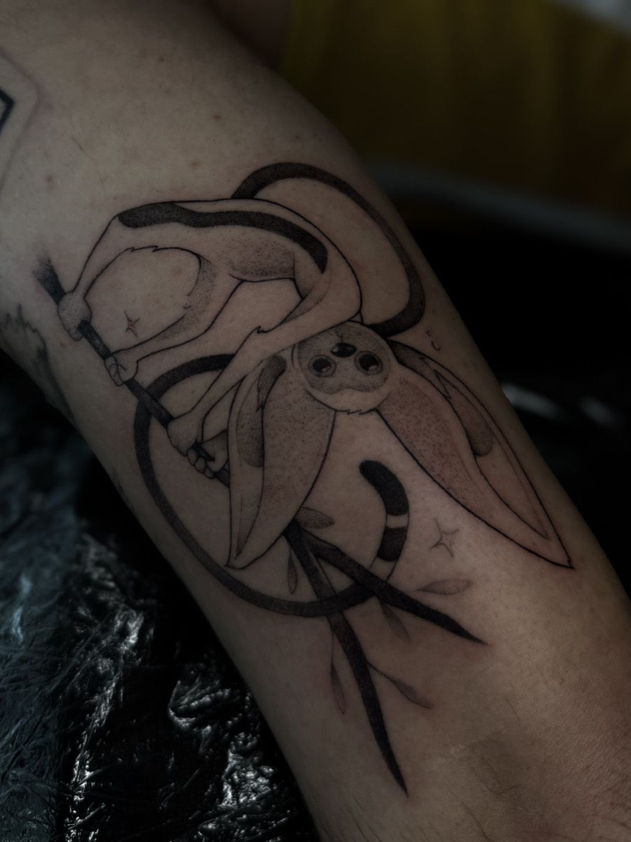 Momo Avatar in Comic style on Upper Arm by Lessguilt Recklinghausen
