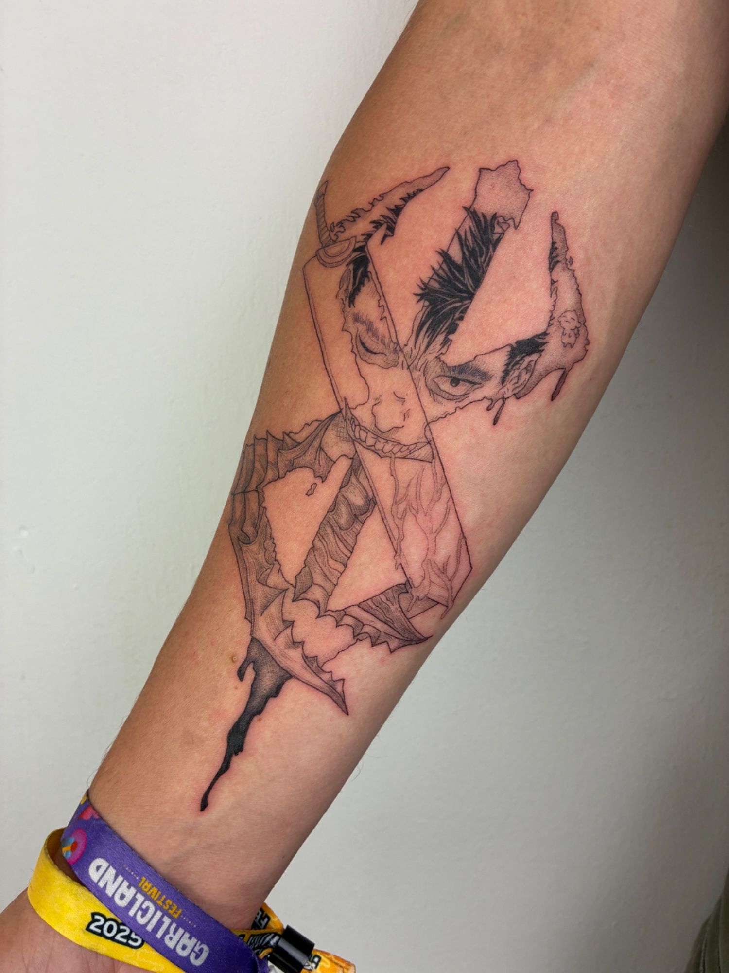 Berserk im Etching (Engraving) Style von Rosmarin&Thymian Tattoo in Osnabrück