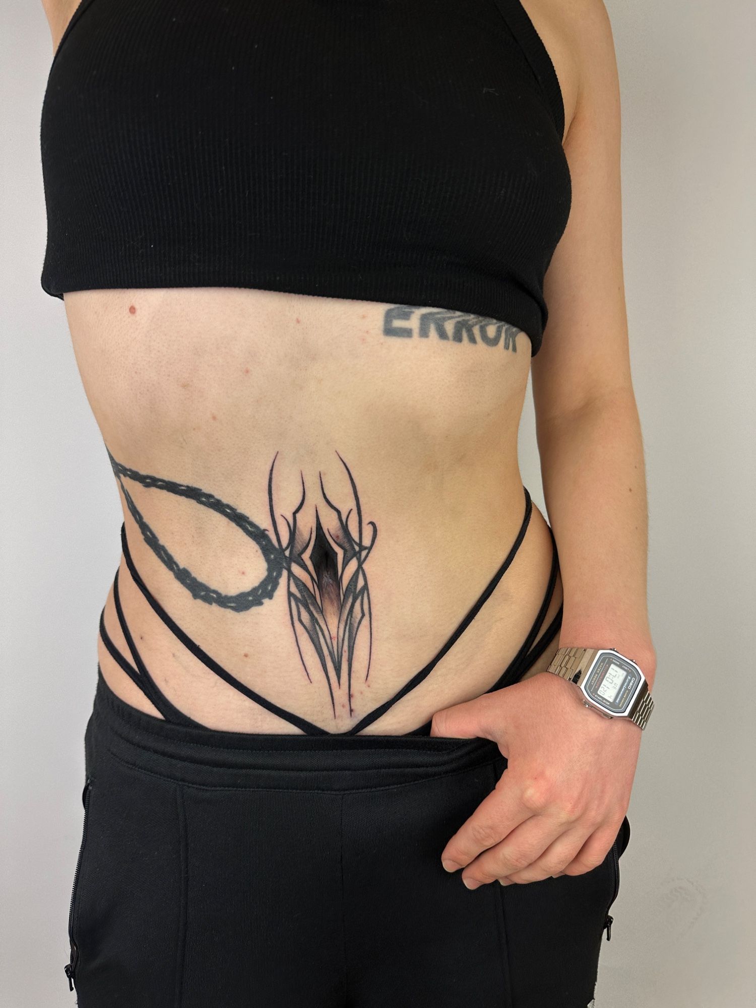 Blackwork im Style von Rougetattoos in Leipzig