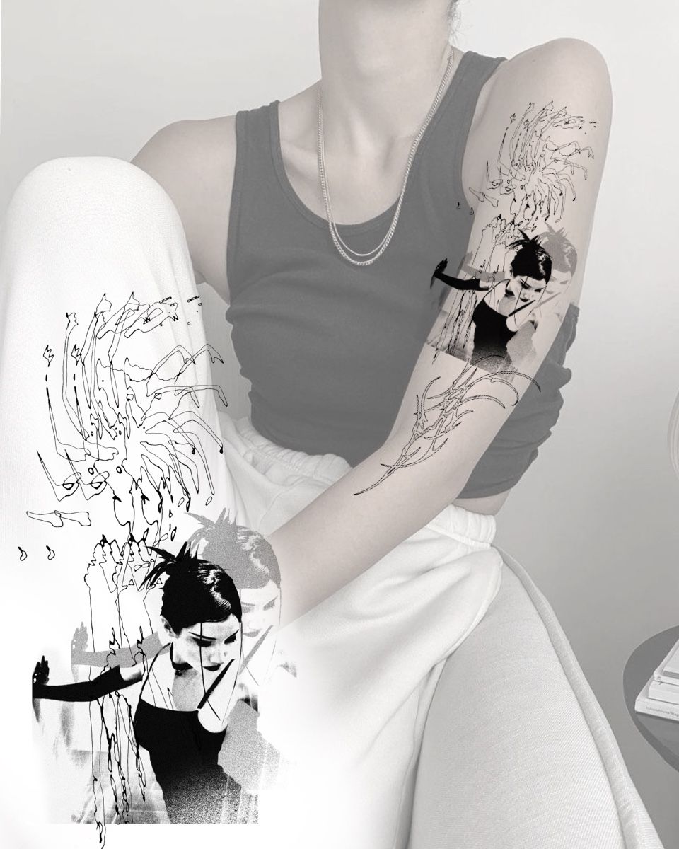 Abstract graphical semi-realism im Style von Blckhrttt in Leipzig