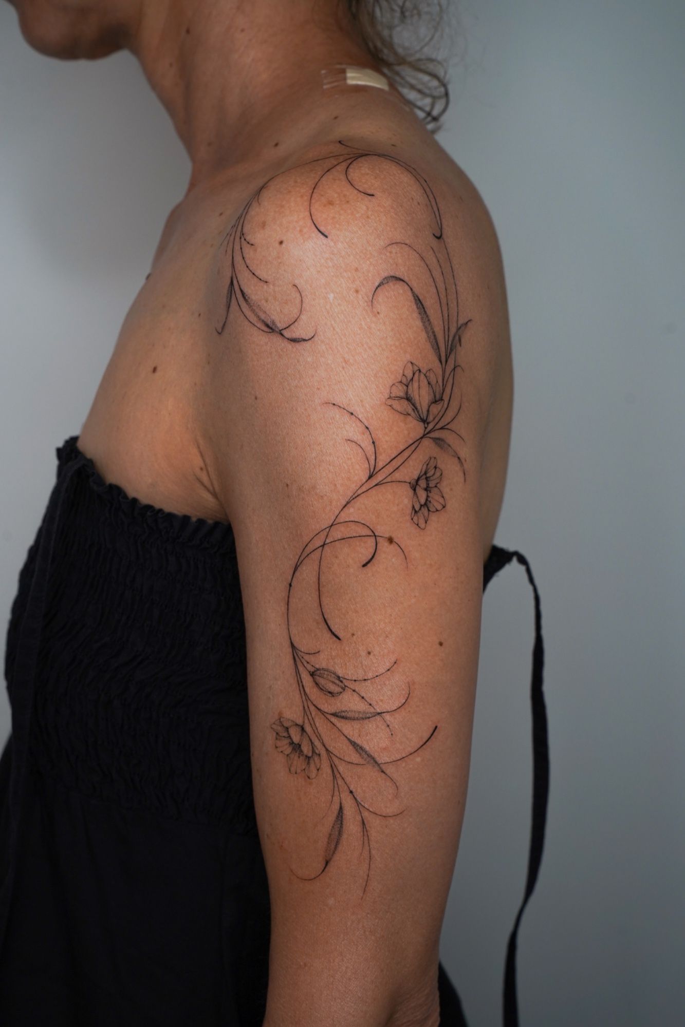 Abstract concept in style on Upper Arm by Ziska Ink Tattoo Studio 27339