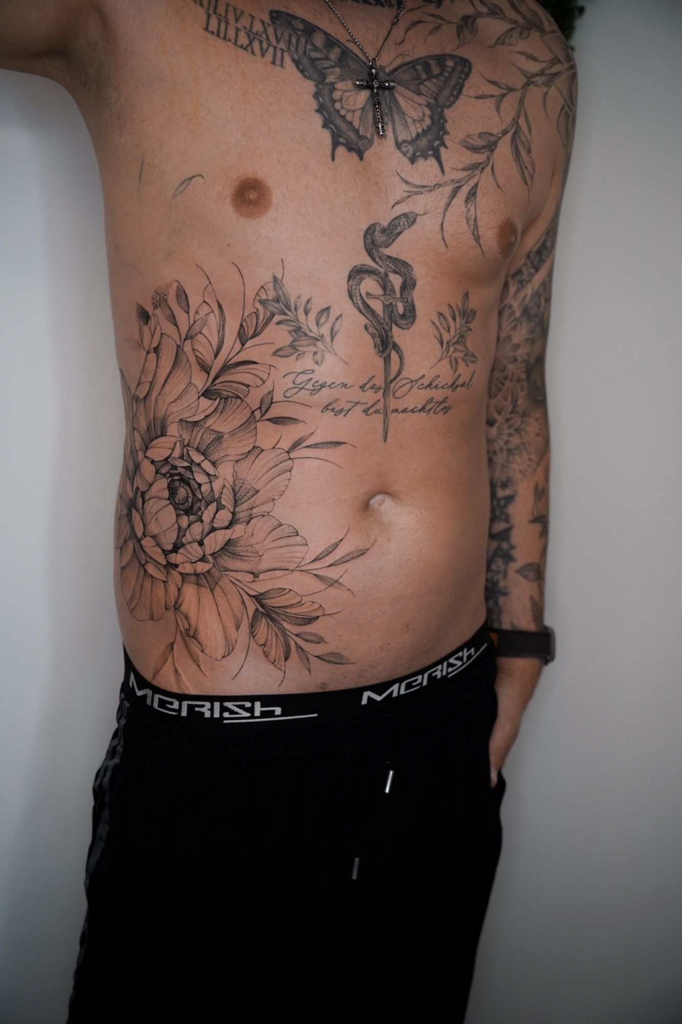 Concept in Botanical, Floral style on Hip / Waist by Ziska Ink Tattoo Studio 27339