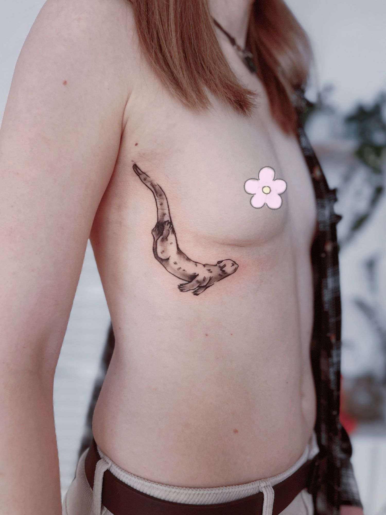 Otter im Illustrative Style auf Rippen von Atelier tat in Leipzig
