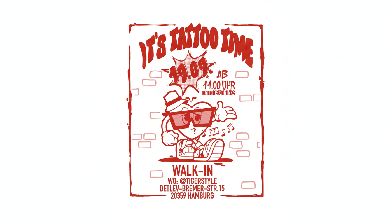 It's Tattoo Time - Walk-In