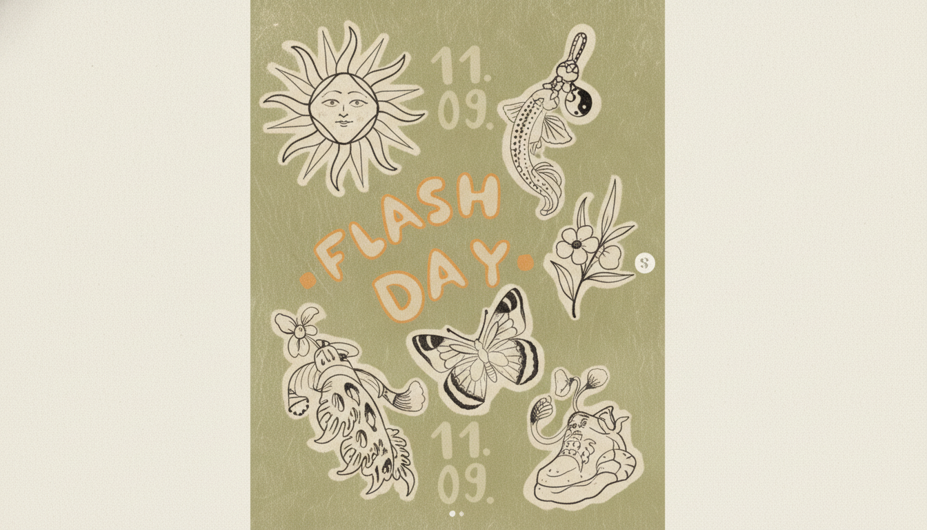 Tattoo Flash Day + Acoustic Show