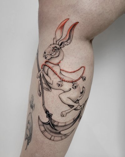 KrampusBunny im Illustrative Style auf Wade von Dahlhuus in Leipzig
